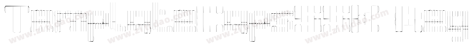 TemplateCapsSSK Regu字体转换